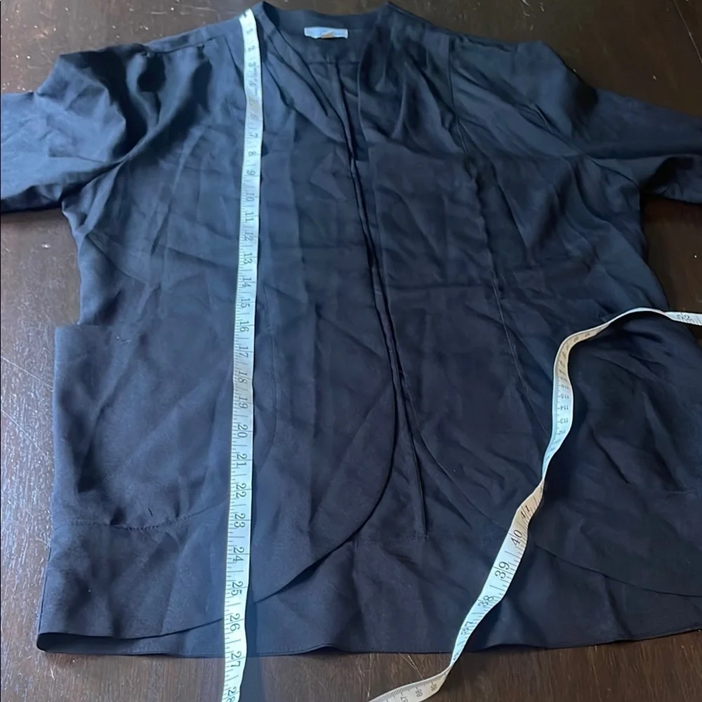 Abbeline by Southmoon Under Elegant Black Light Weight Semi-Sheer Women's Jacket - Picture 10 of 11